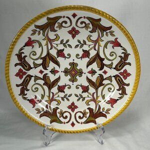 colorful Pier 1 ORALIA weighty porcelain serving plate